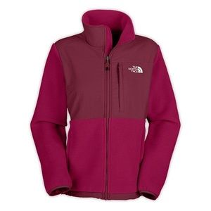 Magenta The North Face Fleece Zip up Jacket